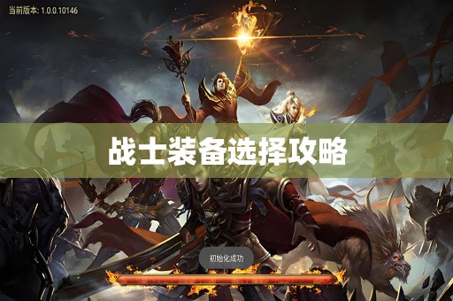 战士装备选择攻略