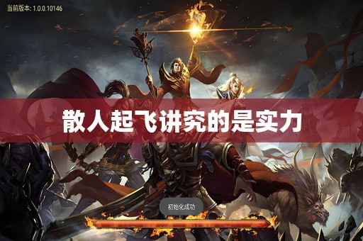 散人起飞讲究的是实力