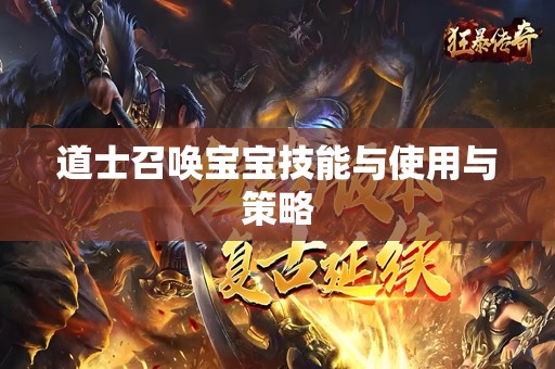 道士召唤宝宝技能与使用与策略