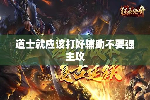 道士就应该打好辅助不要强主攻